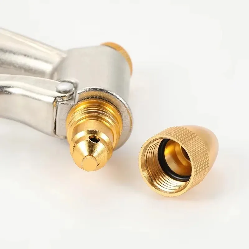 غسيل السيارات البخاخ رش فوهة نحاسية خرطوم حديقة الأنابيب الحديقة لأداة غسيل السيارات بنادق المياه ارتفاع ضغط بندقية رذاذ الماء المعادن