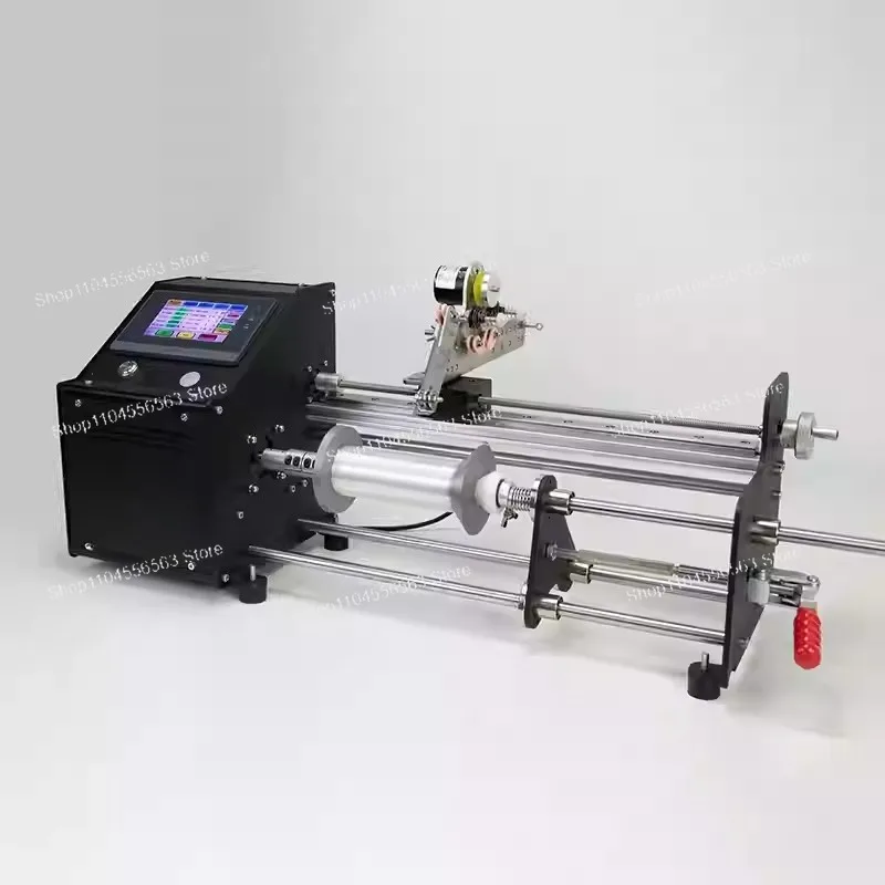 **PWD-M-10 Fiber Coil Winding Machine for 0.025mm Wire (10km, 260x150mm Spool)**