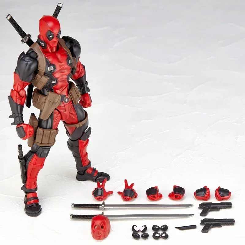 Marvel 15 ซม.X-MAN DeadPool Super Hero Articulate ข้อต่อเคลื่อนย้ายได้ Action Figure ของเล่น