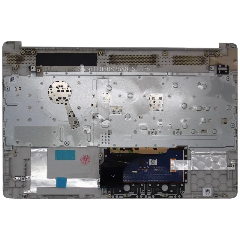 حافظة علوية أصلية جديدة للوحة المفاتيح الأمريكية لأجهزة الكمبيوتر المحمول HP 250 G8 250 G9 255 G8 Palmrest الغطاء العلوي للوحة المفاتيح غطاء علوي فضي M31100-001 #1