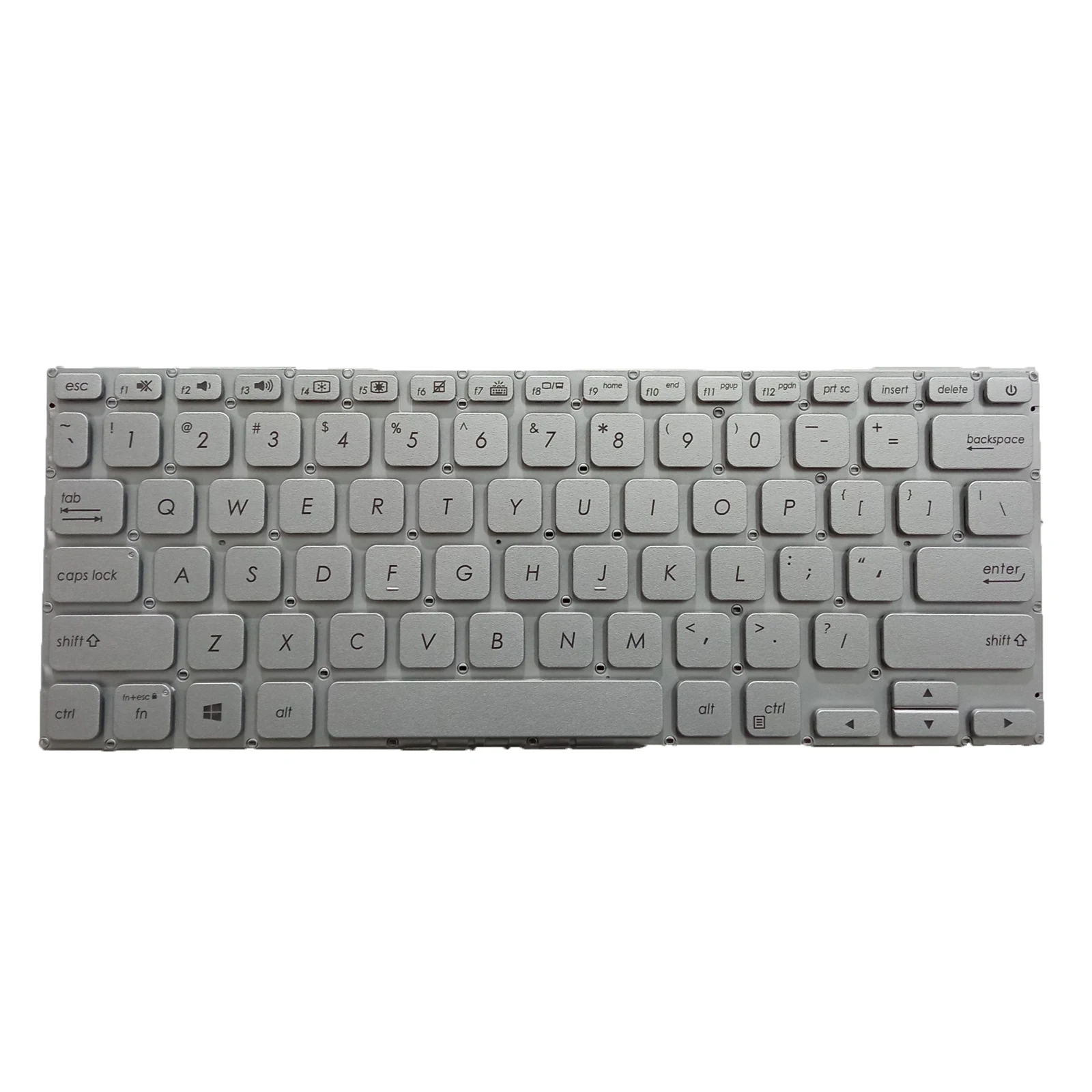 for ASUS A412 A412D A412FL A412DA X412 X412F X412FA Silver US Keyboard Backlit