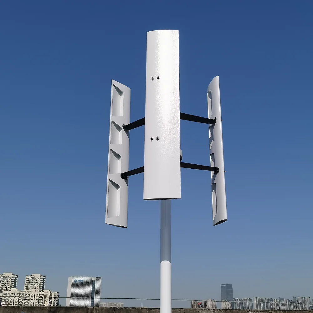 Nuevo molino de viento Vertical de 3000W, generador de levitación magnética, 48V, 1,3 m, farola silenciosa de arranque, jardín, granja, hogar, 220V