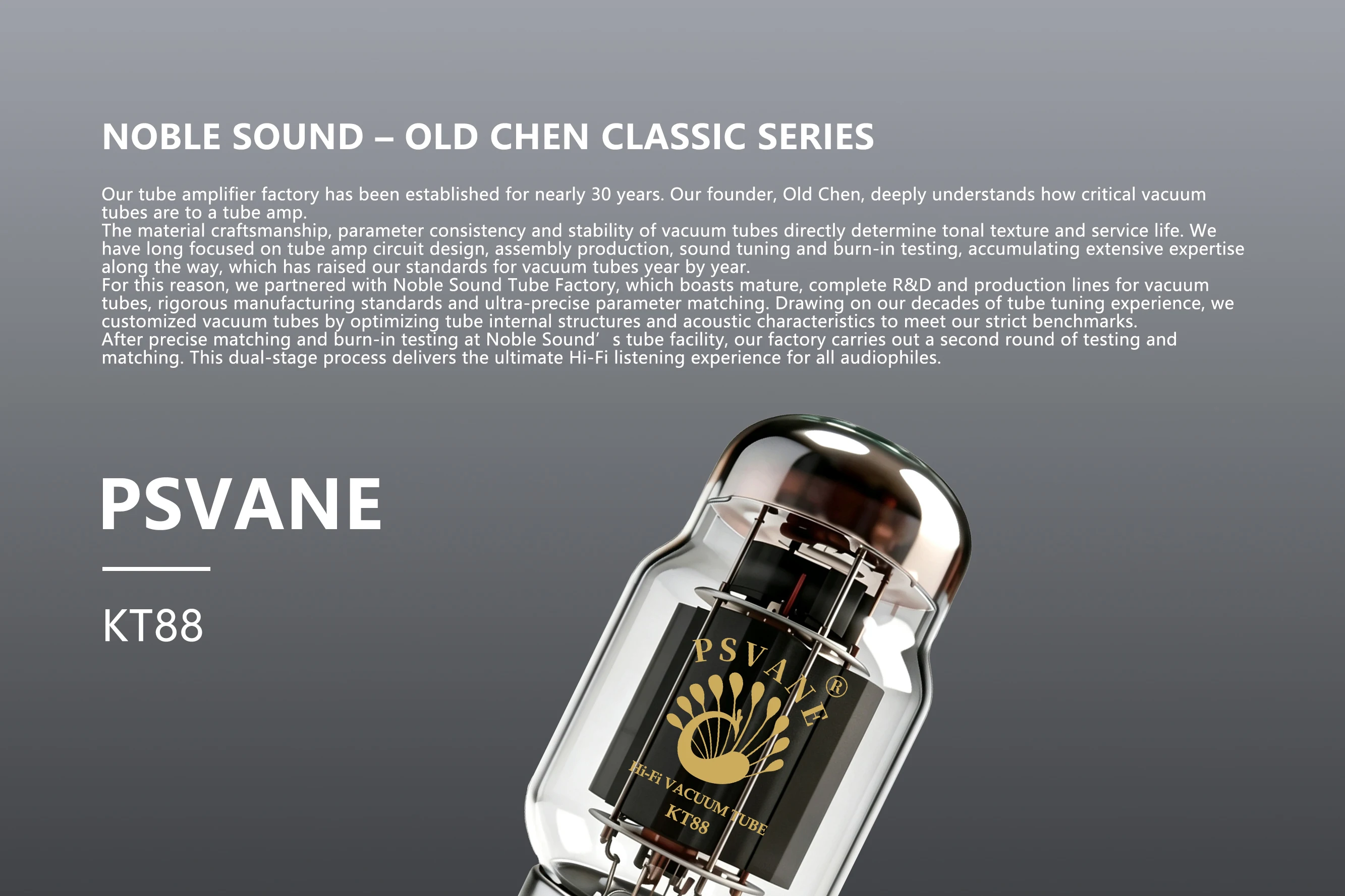 PSVANE KT88 Vakuumröhre-OLDCHEN, Ersatz für KT88C/ 6550, Hi-Fi-Audio-Röhre für Verstärker – Detail 1