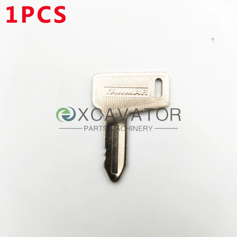 1pc 301 Excavator Ignition Key For Yanmar Engineering Vehicle Accessory VIO15, VIO15-2, VIO17