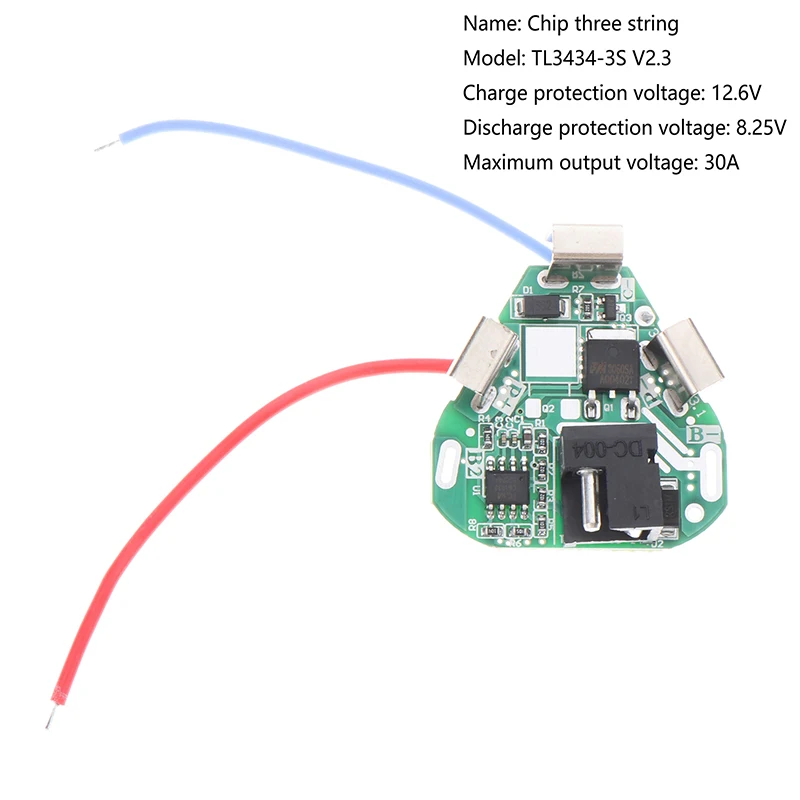 18650 Power Bank Balancer Battery Equalizer Board For Electric Drill 3-string 12V Li-ion Lithium Battery Protection Board