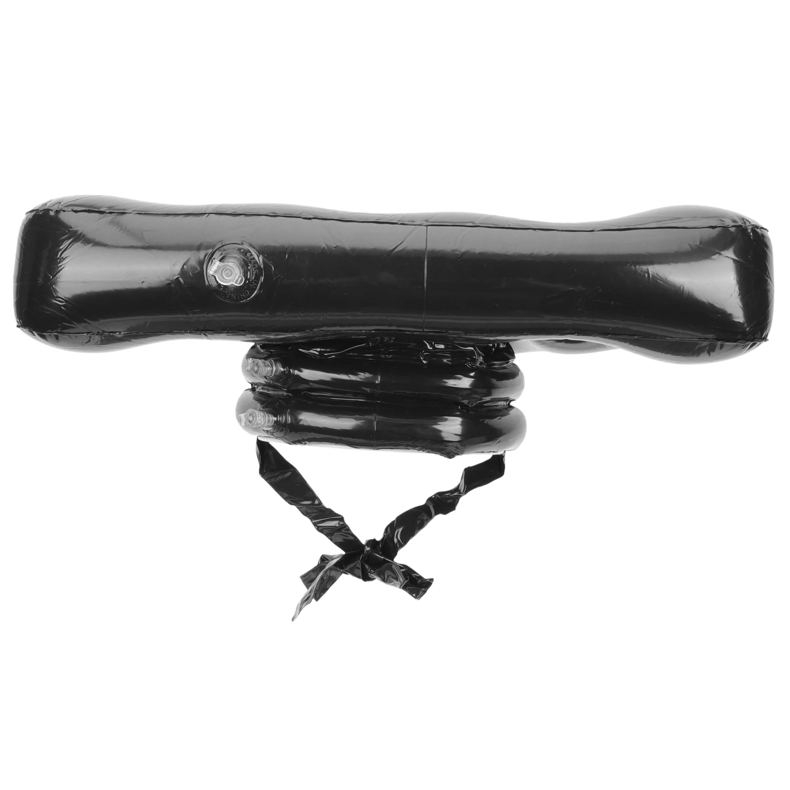 Inflatable Triangular Cup Holder 6-Hole Drink Storage For Pool Beach Party Black Pvc Beer Tray Floating Beverage Organizer