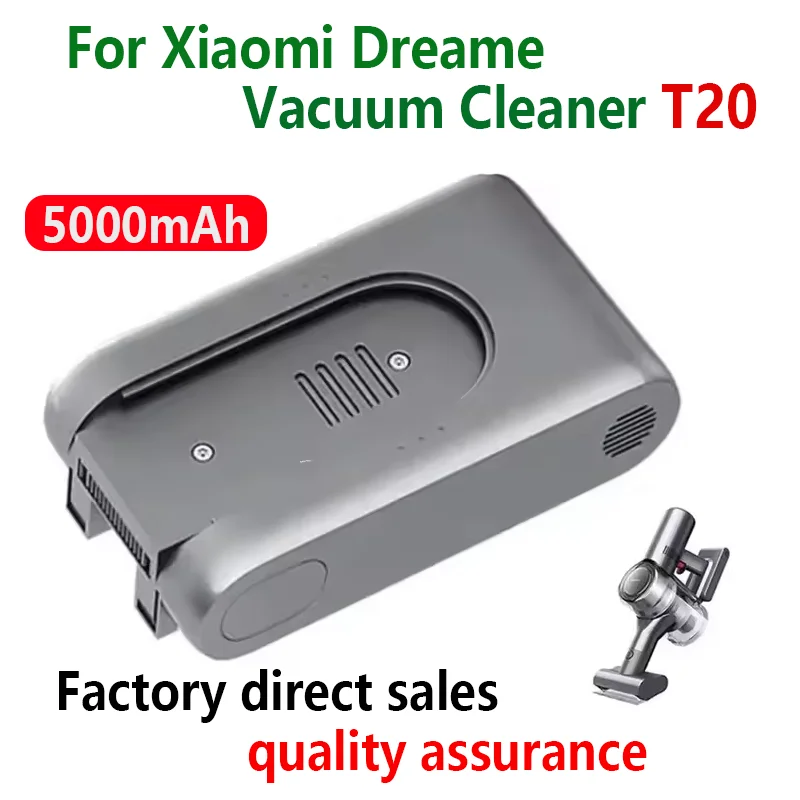 NEW Replacement Battery for Xiaomi Dreame T20 Handheld Cordless Vacuum Cleaner Accessory Parts Rechargeable Li-ion Battery 25.5V