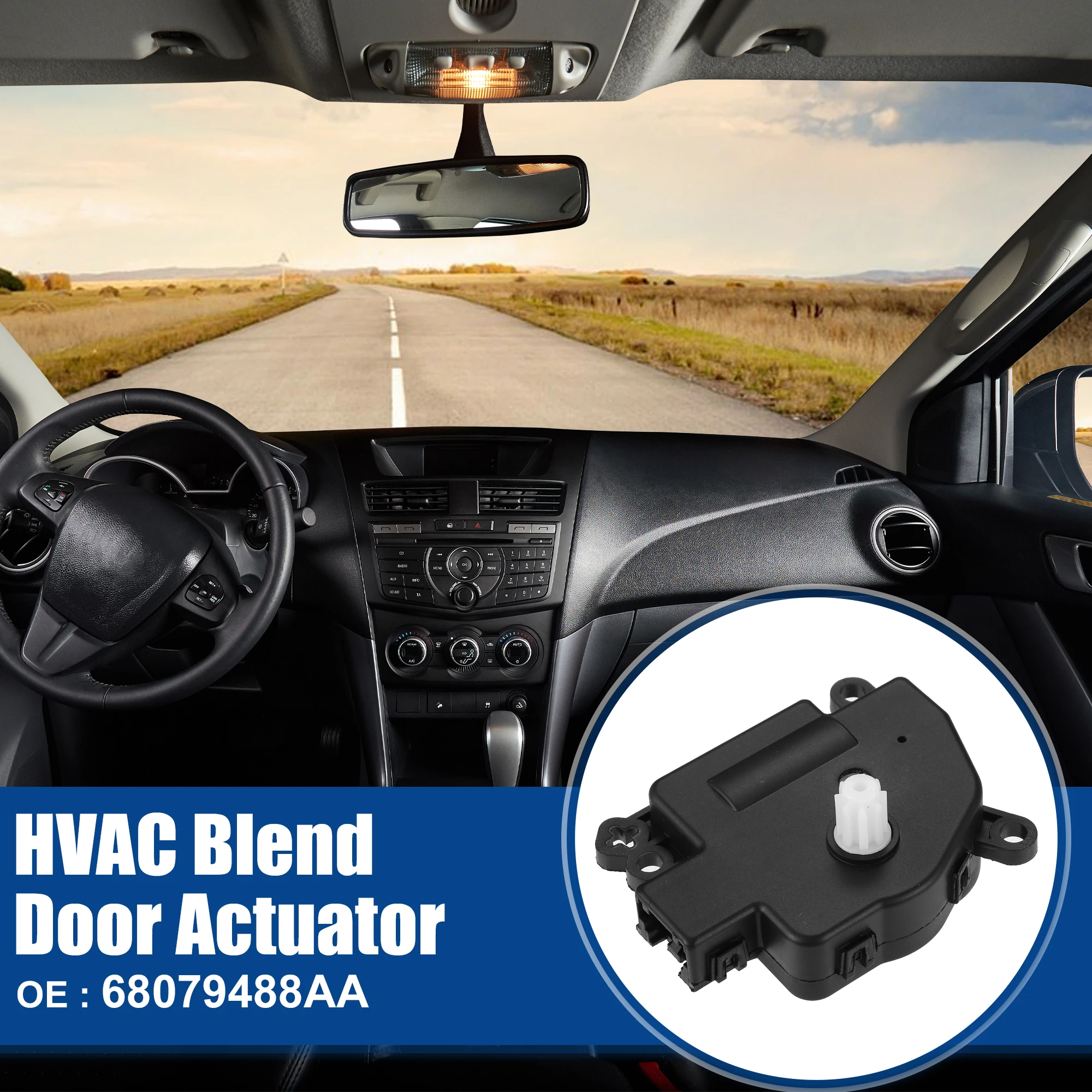 

UXCELL 2 шт. Привод двери смесителя HVAC подходит для Dodge Durango 2011-2013 No 68079488AA