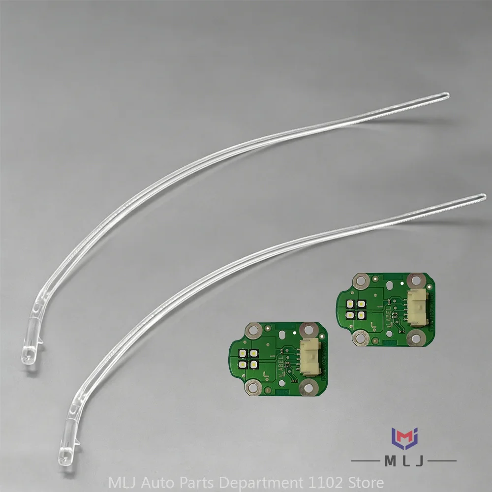 For Mercedes-Benz C Class W205 Old Version 2015-2018 Headlight White DRL Board Light Source Chip DRL Light Guide Tube DRL Strip view 3