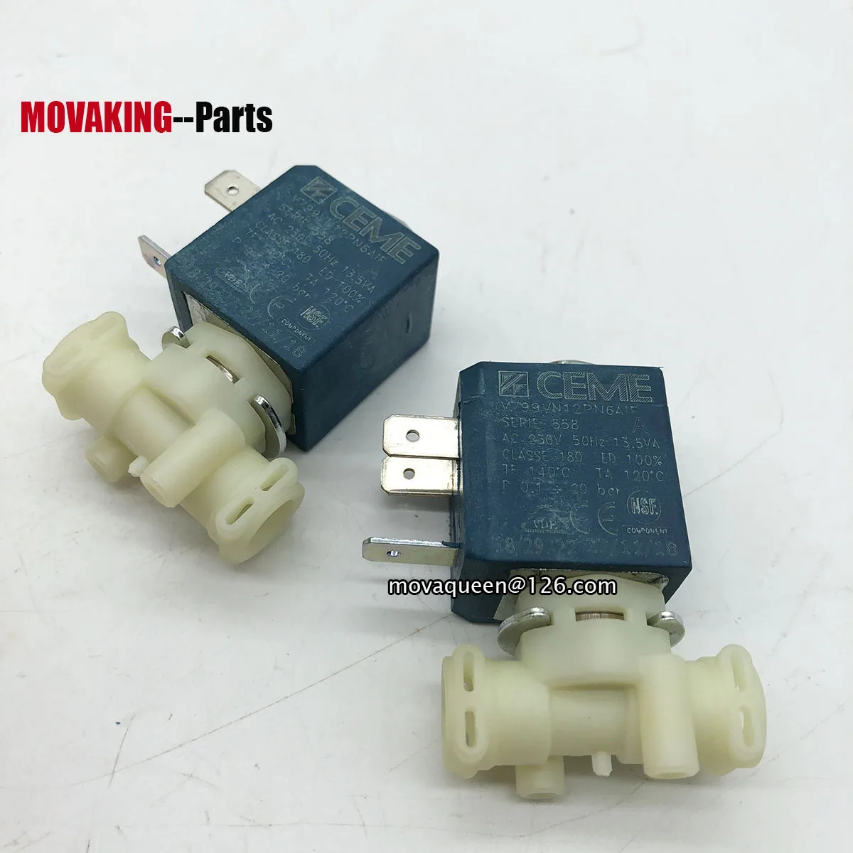 Espresso Machine Spare Parts AC220V SERIE 558 0.1-20bar V799VN12PN6AIF V799 Steam Valve Water Valve Solenoid Valve