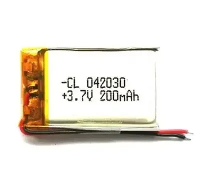 402030 MP3 auriculares Bluetooth mini cámara incorporada 3,7 V polímero batería de litio núcleo de gran capacidad