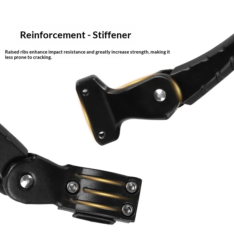 Verstellbarer Fahrradständer aus Aluminiumlegierung, hinten montierter Fahrrad-Seitenständer für MTB, Mountainbike, Rennrad, Fahrradzubehör – Detail 2