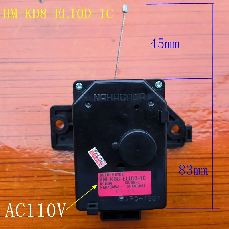 

HM-KD8-EL10D-1C For 110V Drain Motor Panasonic Washing Machine Tractor Drain Valve Motor parts