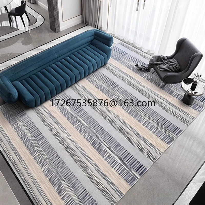 

Wool carpet Chinese solid color living room coffee table blanket high-end light luxury bedroom bedside floor mat