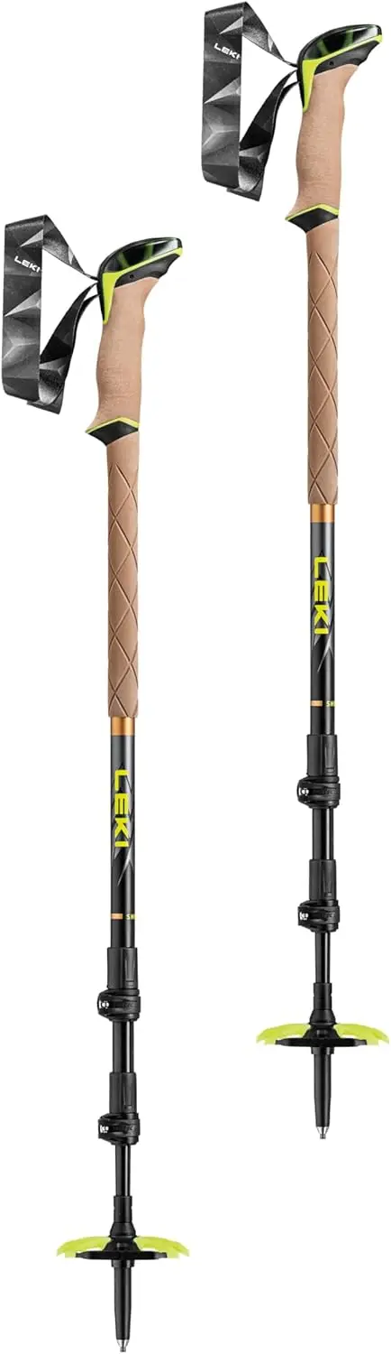 Adjustable Lightweight Ski Poles for Backcountry Skiing & Snowboarding