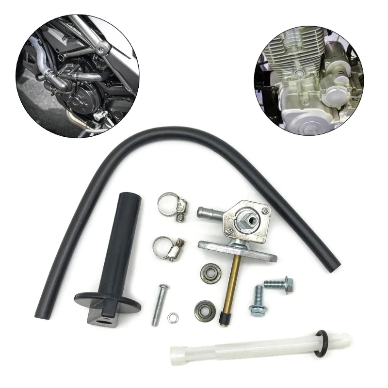 for TRX420 2007-2013 Gas-Fuel Cock Petcock with Lever Assy Gas-