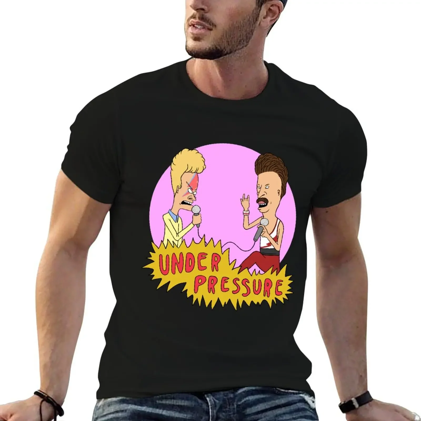 Under Pressure T-Shirt summer top cheap stuff shirts graphic tee men