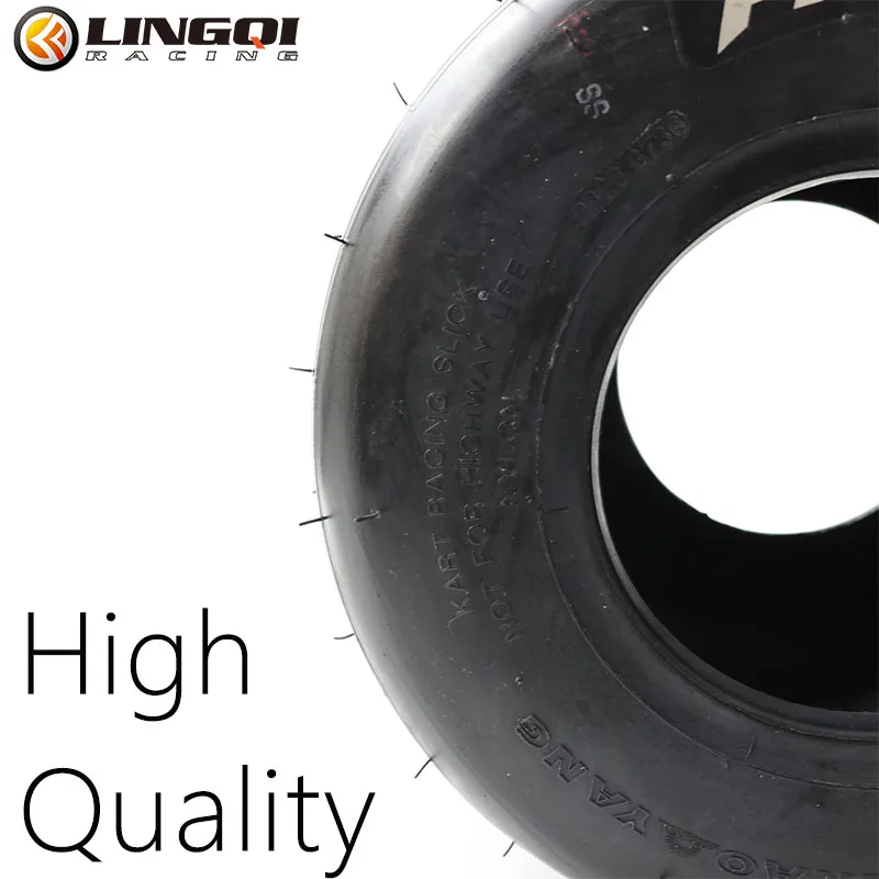 LINGQI Motorcycle Go Kart 5 Inch 11x7.10-5 10x4.50-5 Black Wheel Tire With Vacuum Rim For Karting Beach ATV UTV Buggy Quad