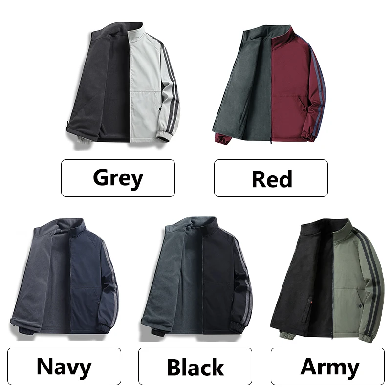 New Men Winter Thick Warm Jacket Parkas Coats Mens Autumn Outwear Casual Windproof Jacket Mens Fleece Tactical Coat Men 5XL Plus