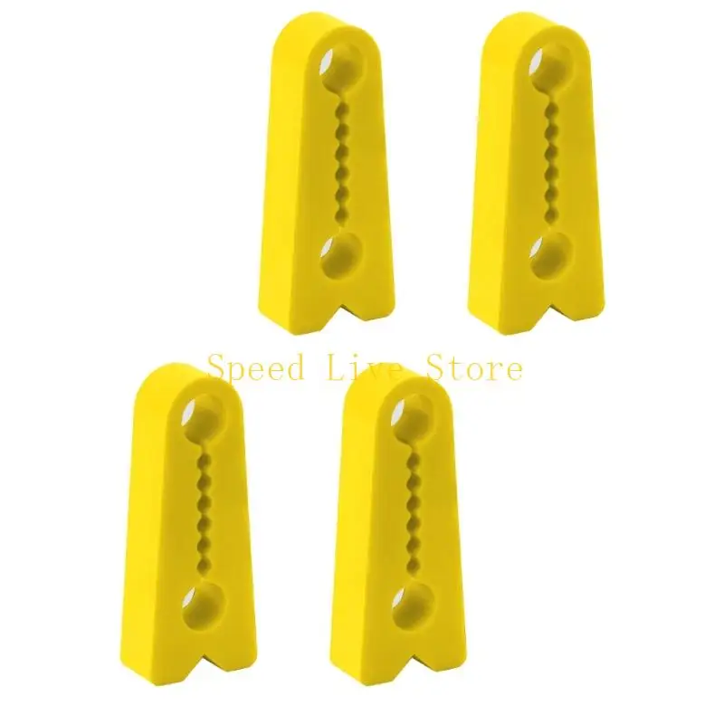 

547C 4pcs Damping Seal Pad Car Door Noise Cancelling Silicone Buffer Pads