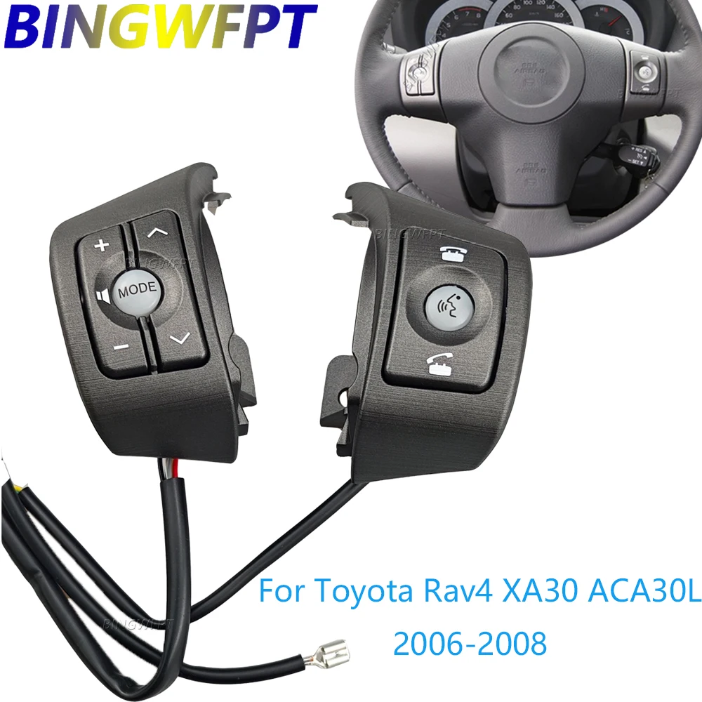 

Для Toyota Rav4 XA30 ACA30L 2006-2008 с подсветкой, новый многофункциональный комбинированный переключатель управления рулевым колесом