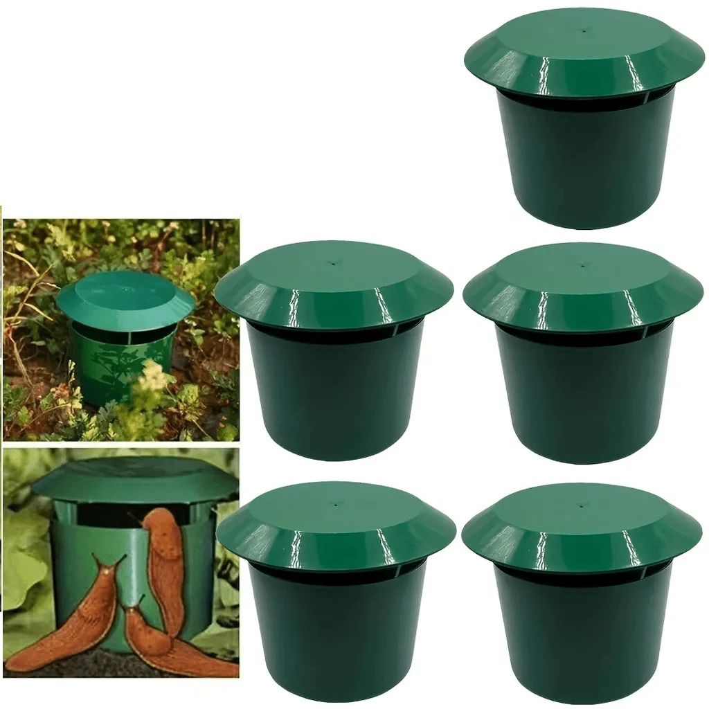 Plastic Snail Trap Cage, Reusable Snail Catcher Box, Garden Yard Farm Insect Trap Snail House Pest Control Tool