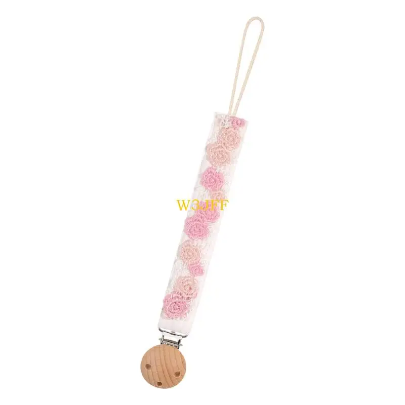 

W3JF Baby Pacifier Holder Chain, Fashionable Teething Toy Lanyard Strap Belt