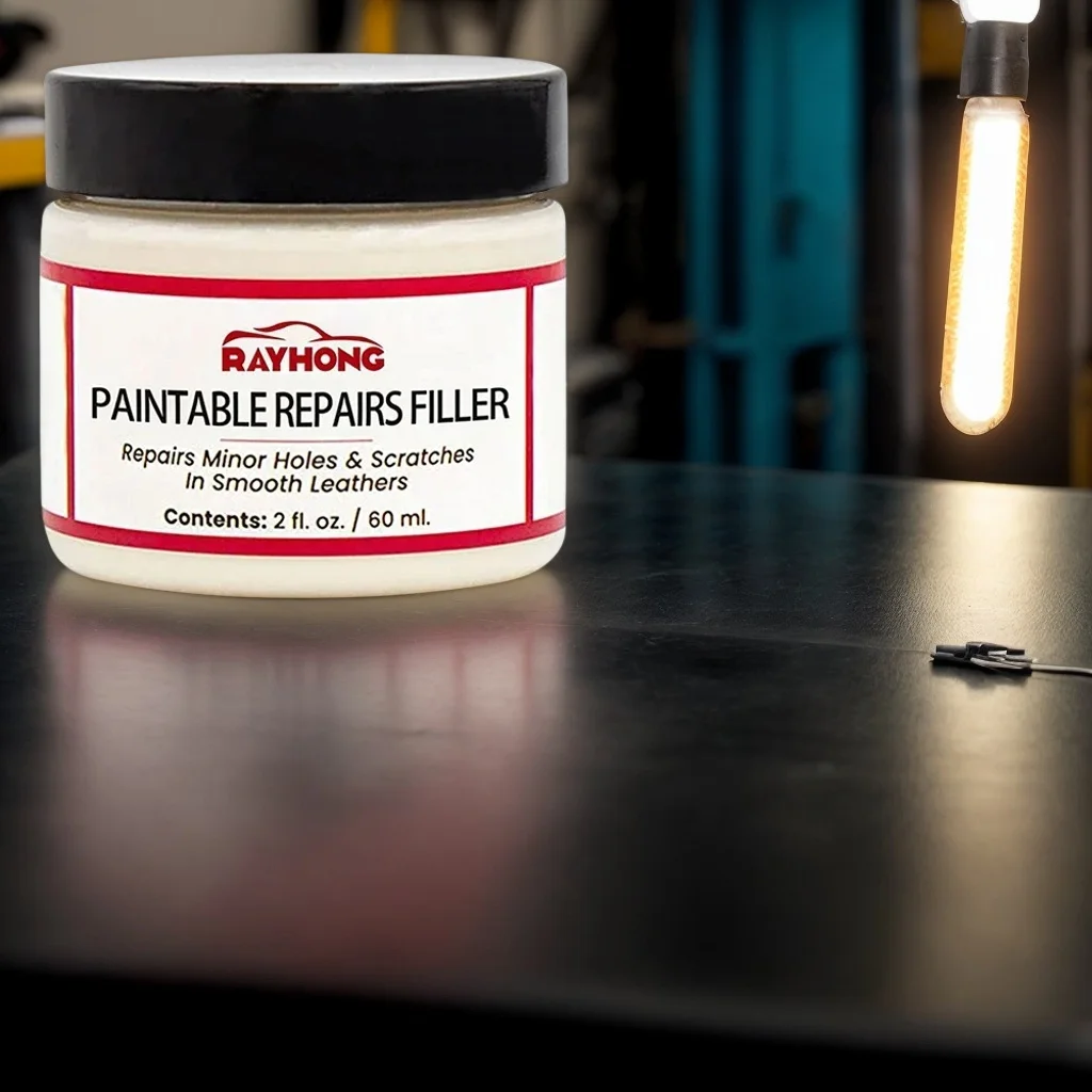 

60ml Leather Restoring Paste – Motorcycle Leather Repair Compound for Tears, Cracks & Holes (Filling & Restoration Cream)