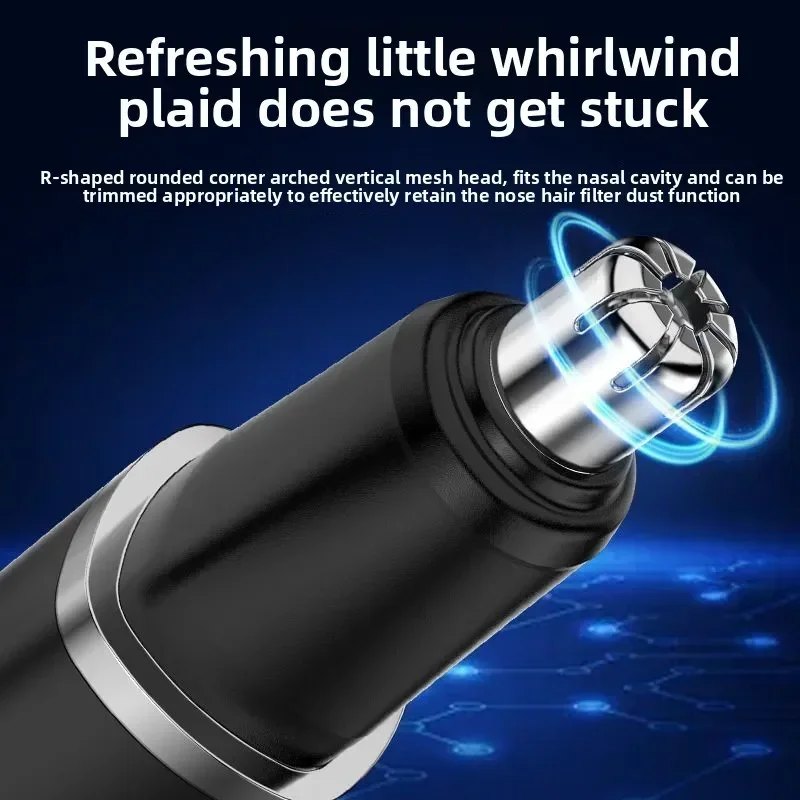 جديد المحمولة الكهربائية الأنف الشعر المتقلب USB قابلة للشحن الأنف الشعر المتقلب للجنسين الأنف تجويف الأنف إزالة الشعر #2
