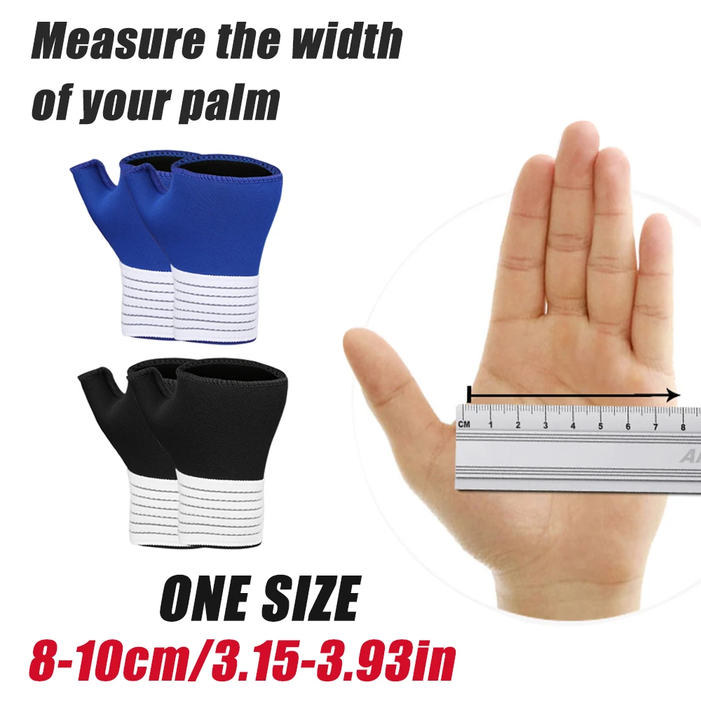 1Pair Wrist Compression Sleeves, Wrist Support Compression Brace Moisture-Wicking Adjustable Strap Wrist/Hand Wraps