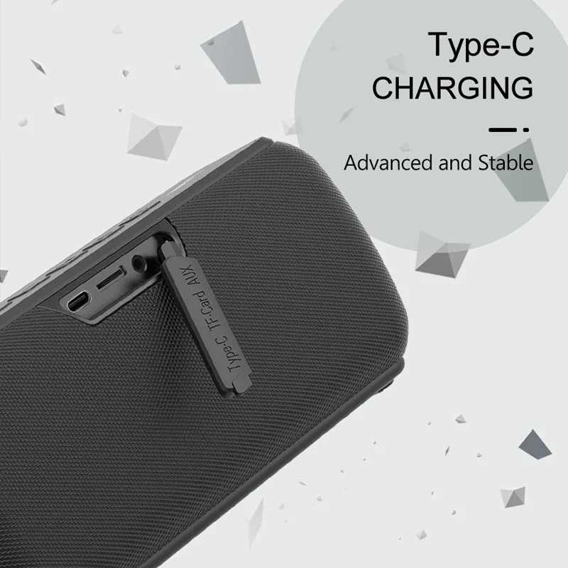 SD 카드 슬롯 및 서브우퍼를 갖춘 상업용 무선 60W 고출력 실외 블루투스 스피커