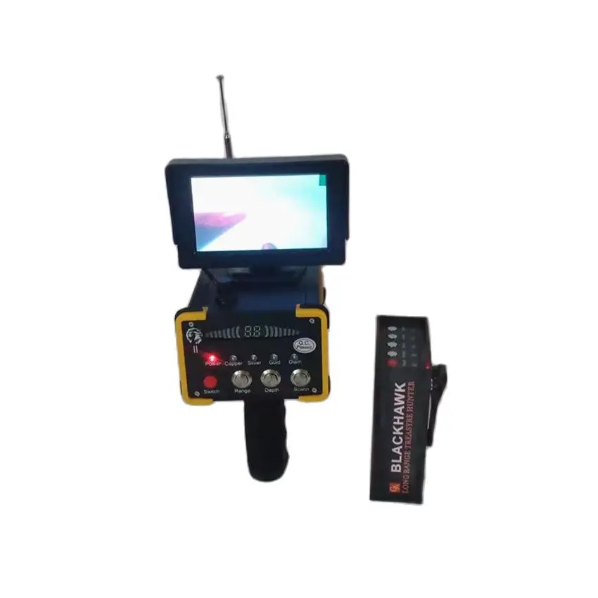 

Display screen: a remote underground portable metal detector for field search of gold, silver, copper and Gemstones