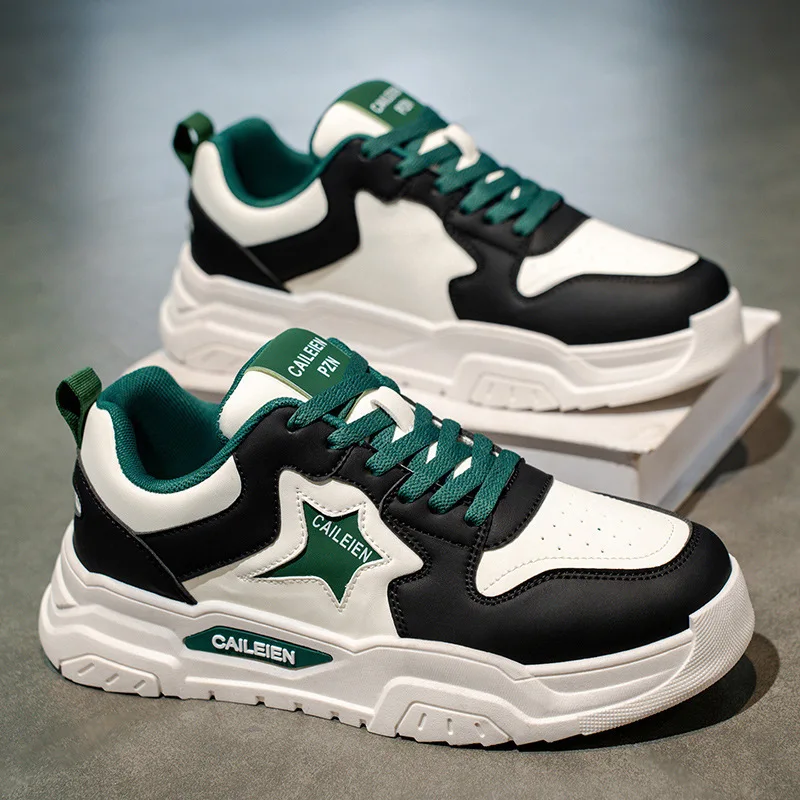 

Quality Sneakers for Men Designer Mixed Color Board Shoes Fashion Casual Height Increased Platform Sports Shoes Boy Sneakers