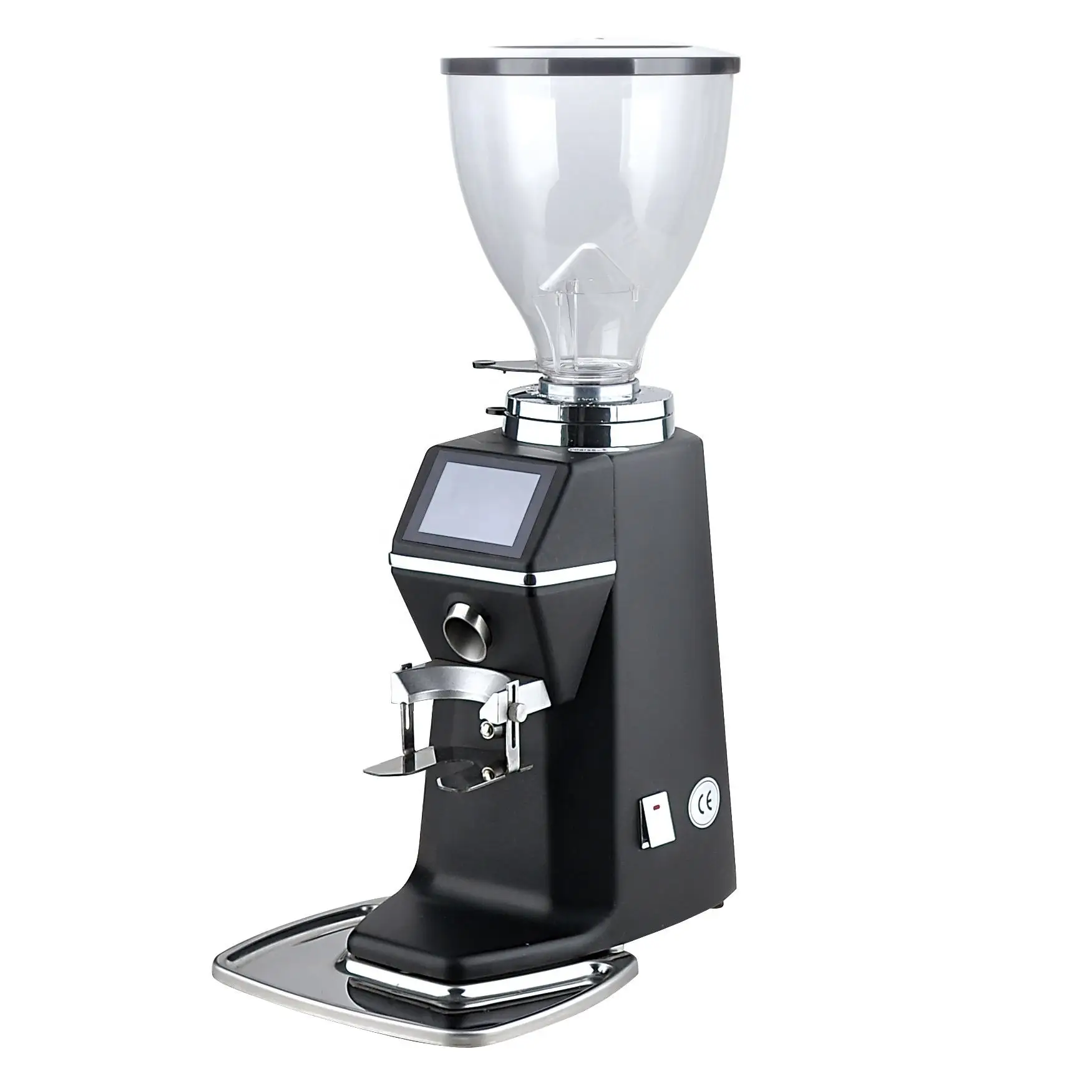Commercial Flat Burr Coffee Bean Grinder Professional Electric Coffee Grinder for Cafe