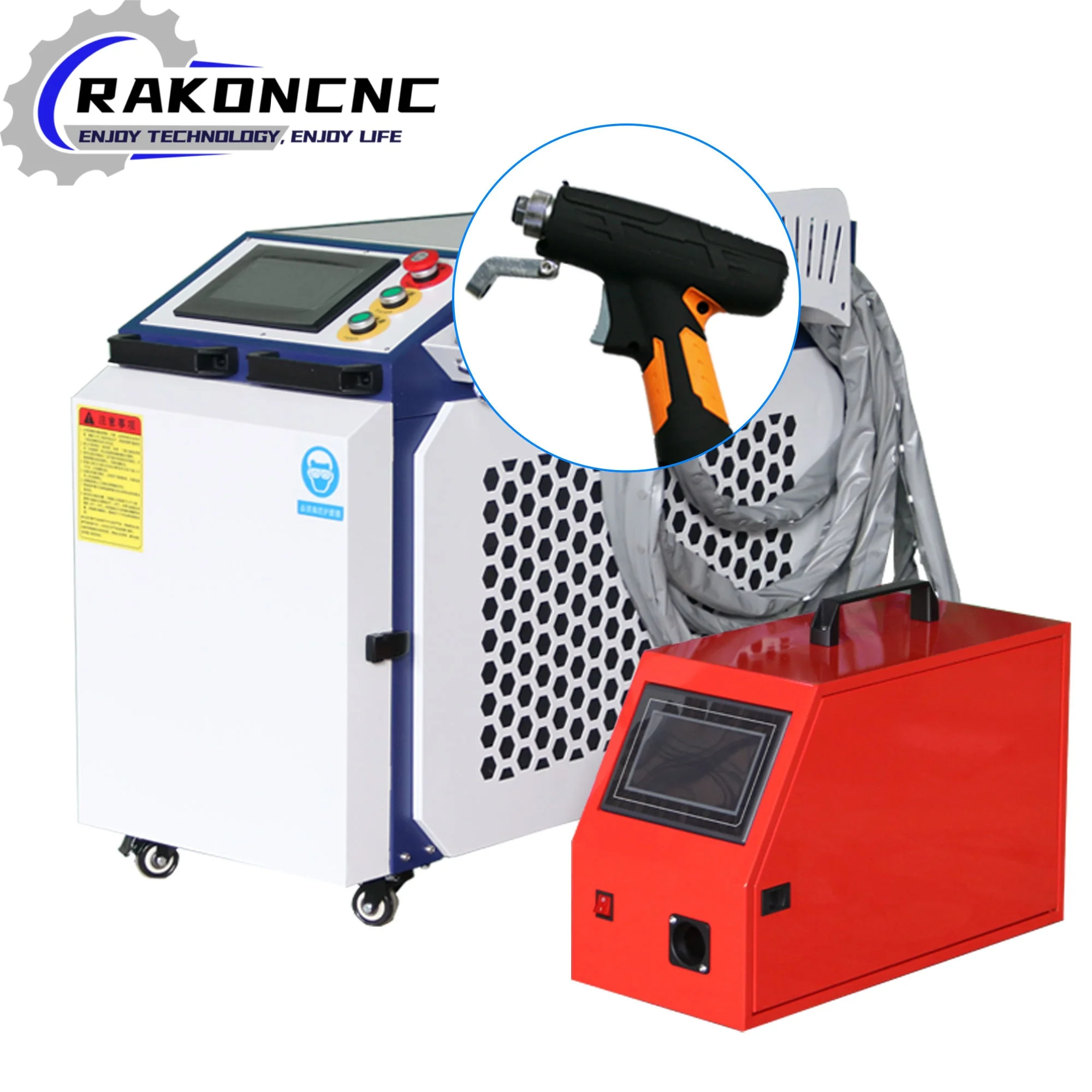 4-in-1 Handheld Laser Welder Machine for Metal Cutting, Welding, Rust Removal & Cleaning Commercial Multi-Function Tool