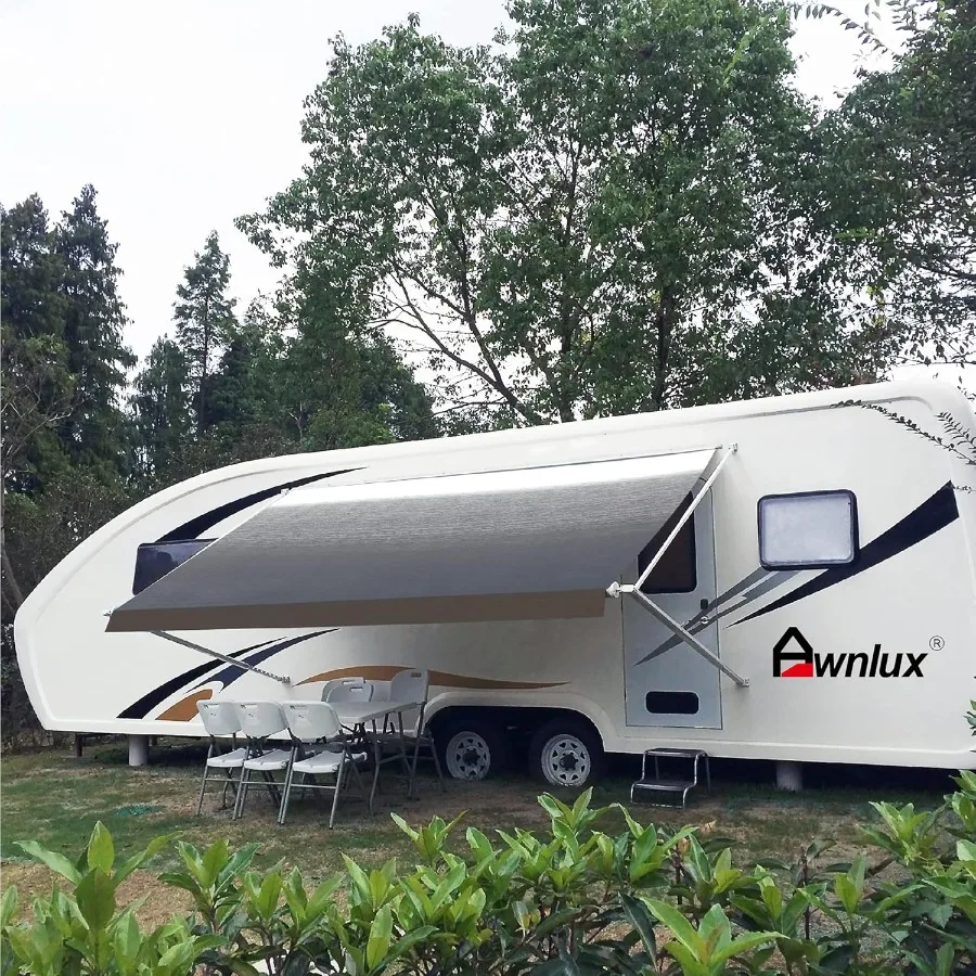 Durable Vinyl Roller Tube for RV Van SUV and Patio Awning Replacement Outdoor Camping Canopy Solution with Black Fade Resistanc