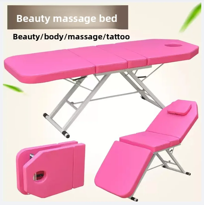 Portable Foldable Massage Bed, Handheld Beauty Physiotherapy Table for Acupuncture Moxibustion Home Use tattoo bed