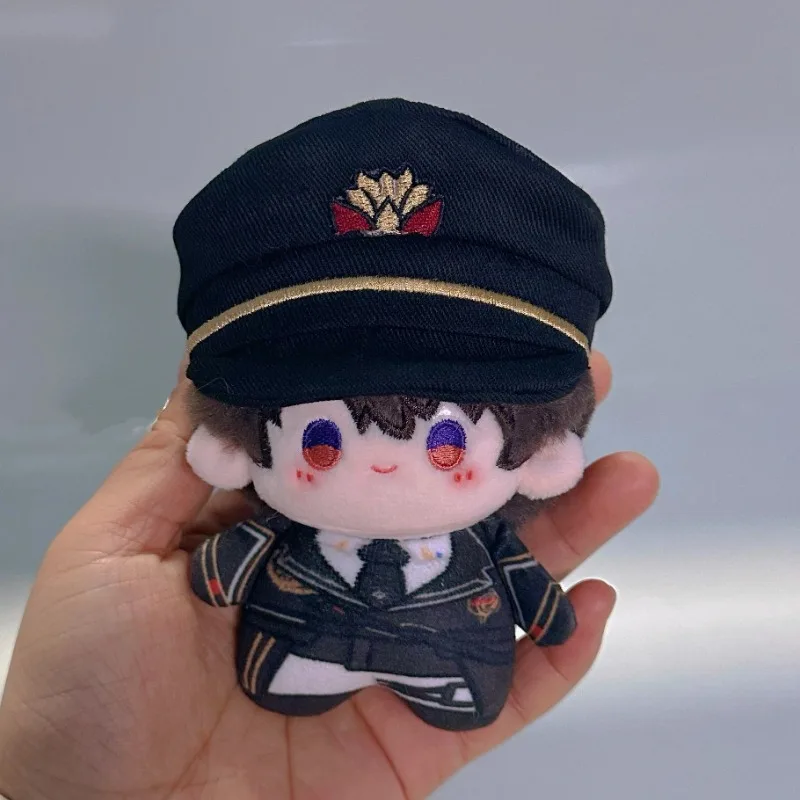 Anime Love and Deepspace Cosplay Caleb Adorable 10cm Backpack Key Chain Printed Body Pendant Plush Keychain Gift