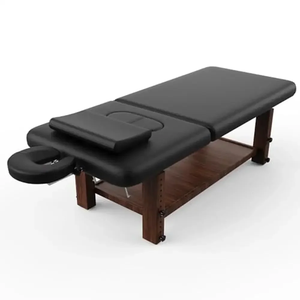 

Adjustable Backrest Massage Table with Open-Chest Headrest and Storage Space Physical Therapy Spa Treatment