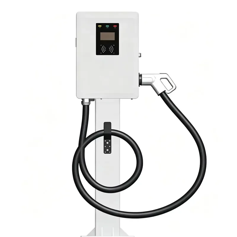 7KW DC Fast EV Charger for Electric Car 4.3 Inch Touch Screen CE Certified 4G Ethernet APP Payment IP54 Wall Mounted