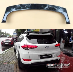 For Hyundai Tucson  Spoiler 2016-2019 Car Tail Wing ABS Plastic Rear Roof Spoiler Wing Trunk Lip Boot Cover Car Styling