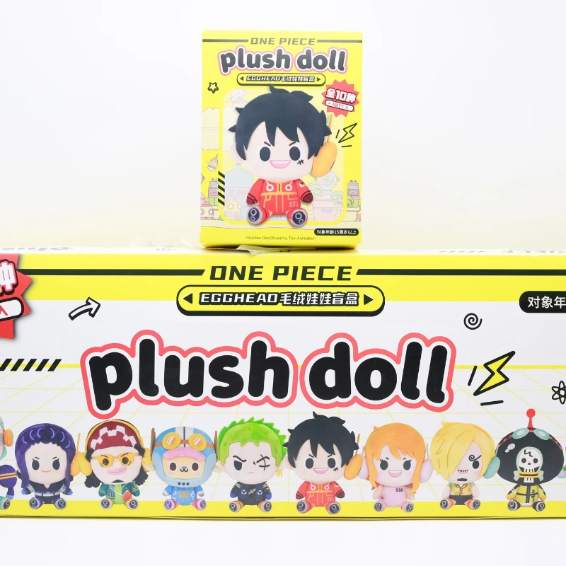 

Аниме-фигурки One Piece: коллекционные игрушки-сюрпризы, плюшевые куклы Luffy EGGHEAD, подарки для детей