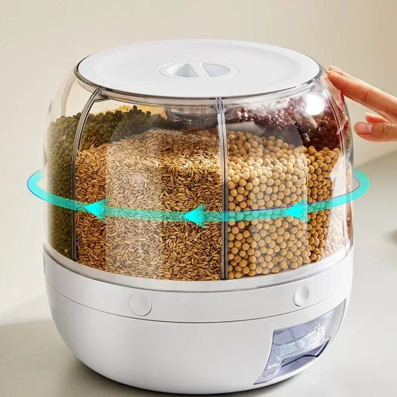 

Cross borderRice bucket, five grains and miscellaneous grains, rice storage box, household insect proof and moisture-proof seal