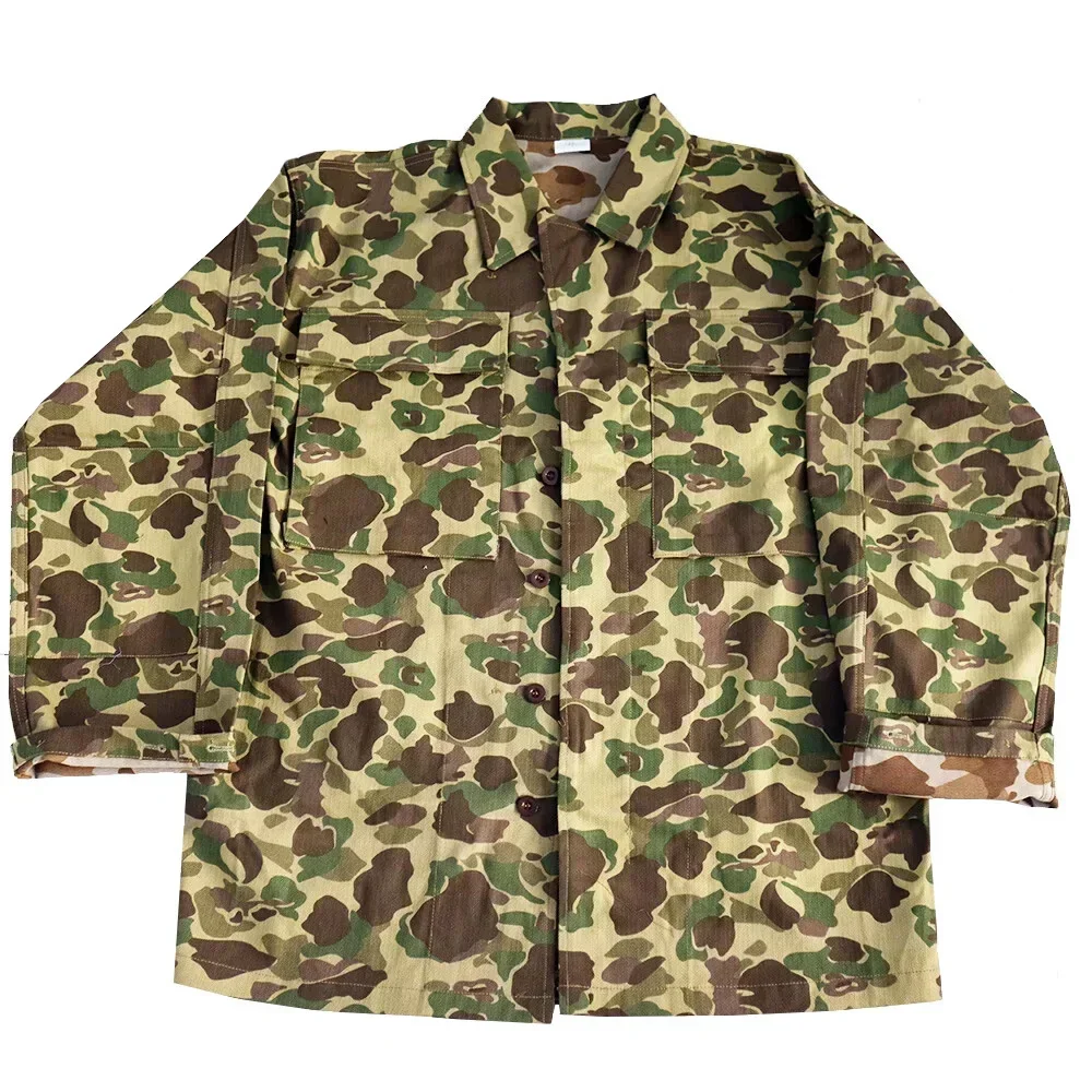 Uniforme militar WWII camuflaje pato Pacífico americano reversible - imagen 4