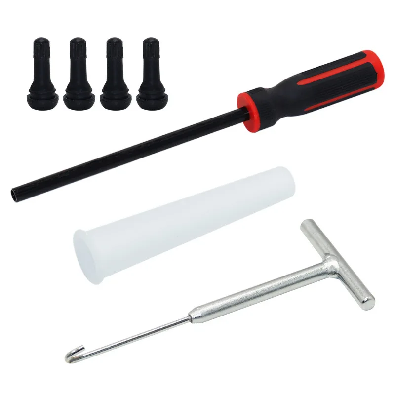 For Cars Trucks for rvs Tubeless Tire Repair Tire Valve Stem Tool For Tire Maintenance A Ergonomic T-handle Design