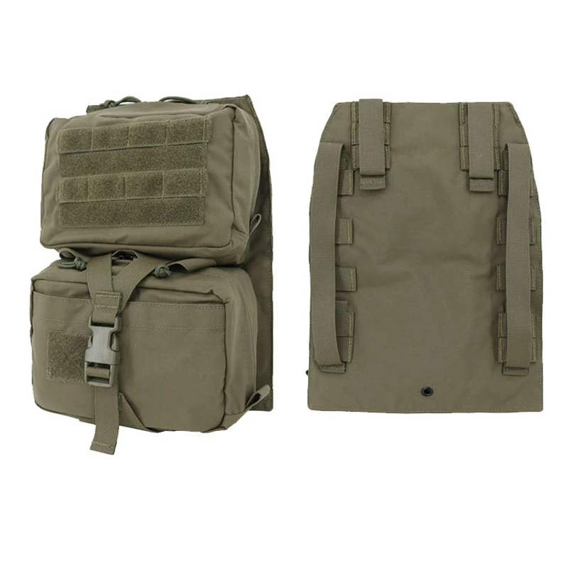 

Tactical Molle Backpack Vest Airsoft Combat Multicam Panel Backpack Gear Outdoor Hunting Assault Carrier Bag 500D