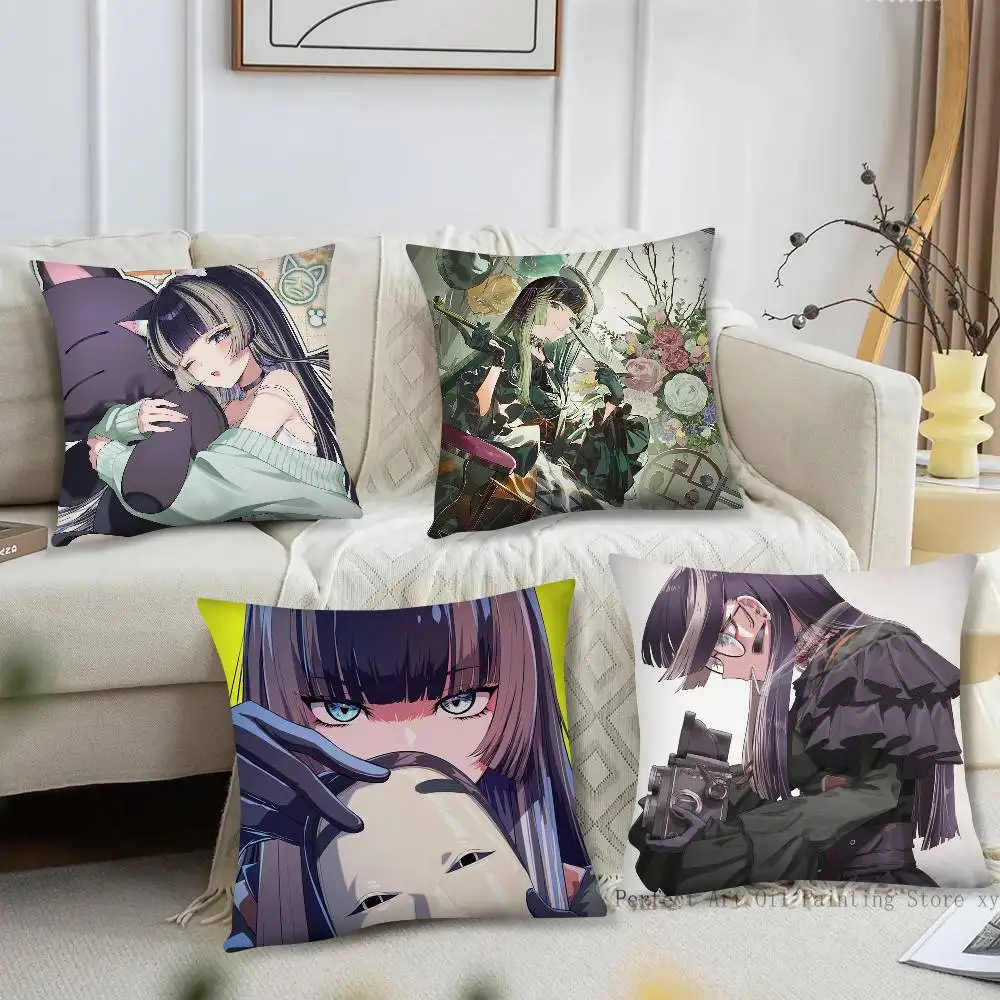 Juufuutei Raden Animation H-Hololive Pillow Case Fashion Square Pillowcase Bedroom Sofa Room Ins Decoration Leisure