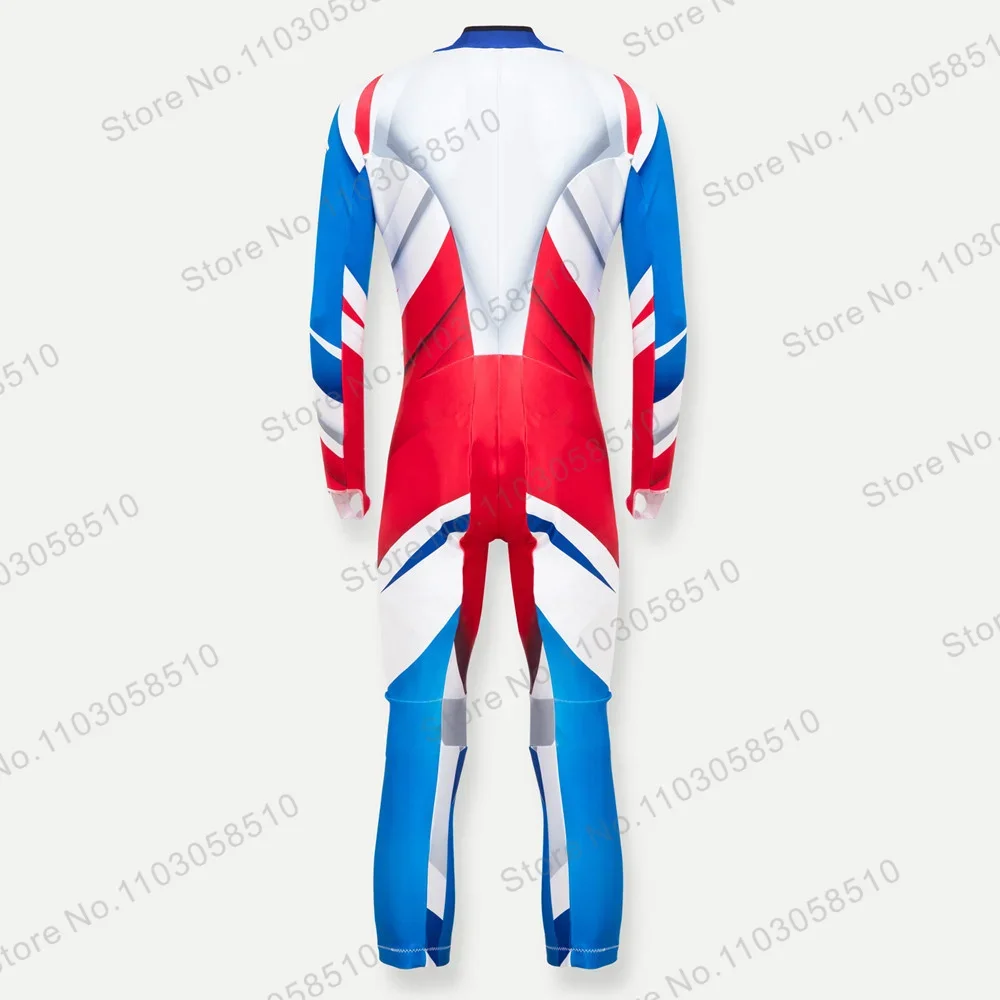 GS Non-Padded Speed Race Suit Performance GS MEN Race Ski Suits Winter Flange Jumpsuits One Piece Downhill Speed GS Set