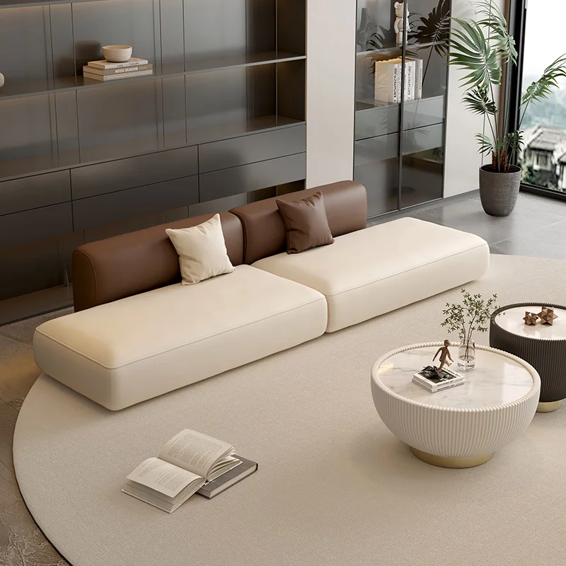 أريكة مكتب حديثة وبسيطة على الطراز الشمالي الكريمي لصالونات التجميل واستقبال منطقة الراحة والتفاوض أثاث المكاتب Dipavan FYOS #2