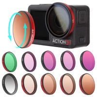 Sunnylife Filters Set for DJI Action 5 Pro Filter CPL HD Optical Glass Lens for DJI Osmo Action 5 Pro/3/4 ND Filter Accessories